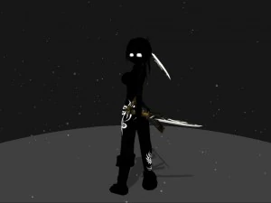 assassin girl 3D Model