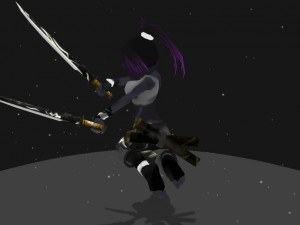 assassin girl 3D मॉडल
