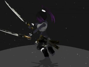 assassin girl 3D Model
