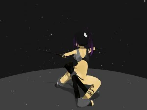 assassin girl 3D Model