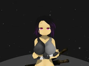 assassin girl 3D Model