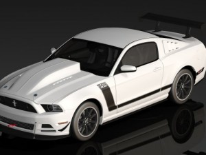ford mustang boss 302 Model 3D