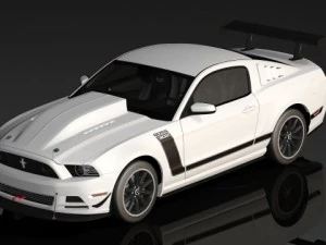 포드 머스탱 보스 302 3D 모델