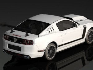 ford mustang boss 302 3D Модель