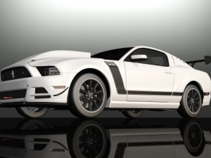 ford mustang boss 302 3D Модель