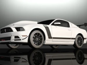 ford mustang boss 302 3D Model