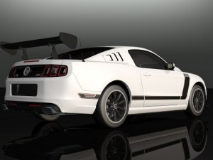 ford mustang boss 302 3D Модель