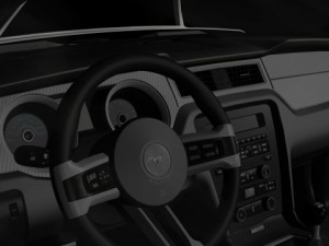 ford mustang boss 302 3D Модель