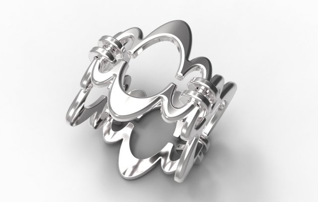 silver ring-0003 Model Cetak 3D .c4d .max .obj .3ds .fbx .stl .blend 