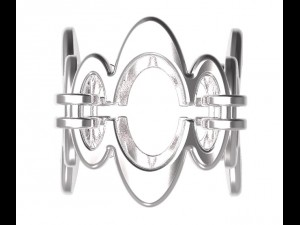 silver ring-0003 Model Cetak 3D