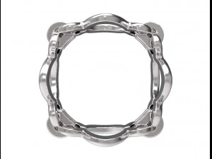 silver ring-0003 Model Cetak 3D