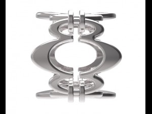 silver ring-0003 Model Cetak 3D