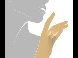 silver ring-0003 Model Cetak 3D