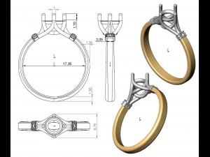 ring 56 3D Print Model