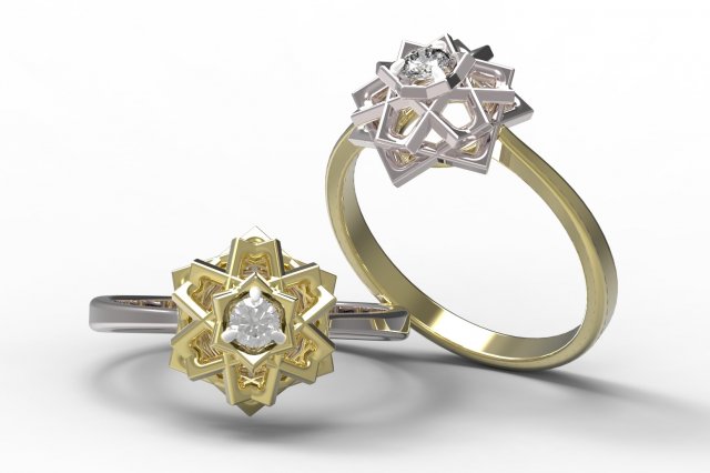ring 58 3D Print Model .c4d .max .obj .3ds .fbx .stl .blend 