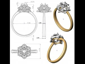 ring 58 3D Print Model