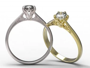 кільце 61 3D Принт Модель