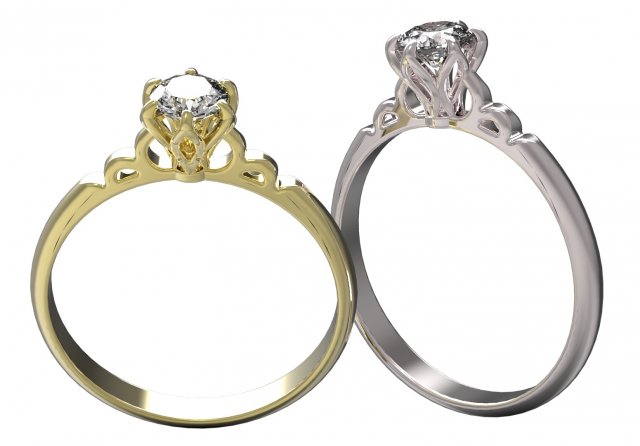 ring 62 3D 프린트 모델 .c4d .max .obj .3ds .fbx .stl .blend 