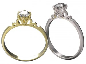 リング62 3Dプリントモデル