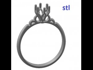リング62 3Dプリントモデル