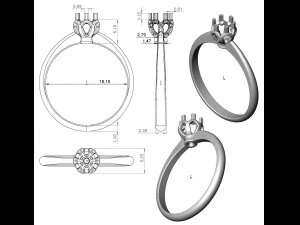 ring 64 3D Print Model