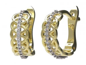 Ohrringe 65 3D Druckmodell