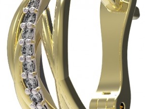 earrings 66 Modello di stampa 3D