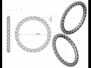 ring 67 Model Cetak 3D