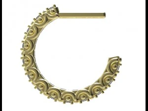 anting 67 Model Cetak 3D