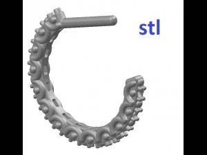 anting 67 Model Cetak 3D