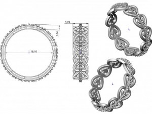 ring 68 3D-printmodel