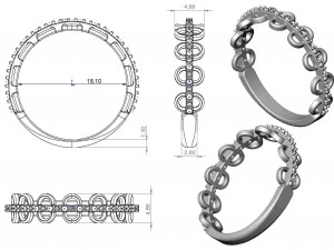 环 69 3D 打印模型