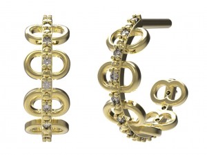 earrings 69 3D प्रिंट मॉडल