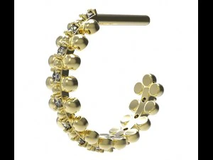earrings 70-1 3D Print Model