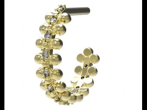 earrings 70-1 3D Print Model