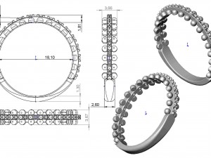 ring 70-1 3Dプリントモデル