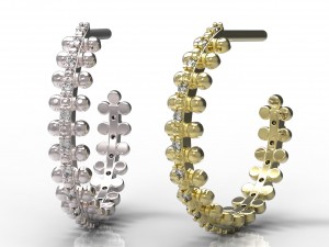 earrings 70-2 3D Print Model