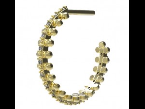 earrings 70-2 3D-Druckmodell