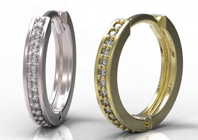 earrings 71 3D Принт Модель .c4d .max .obj .3ds .fbx .stl .blend 