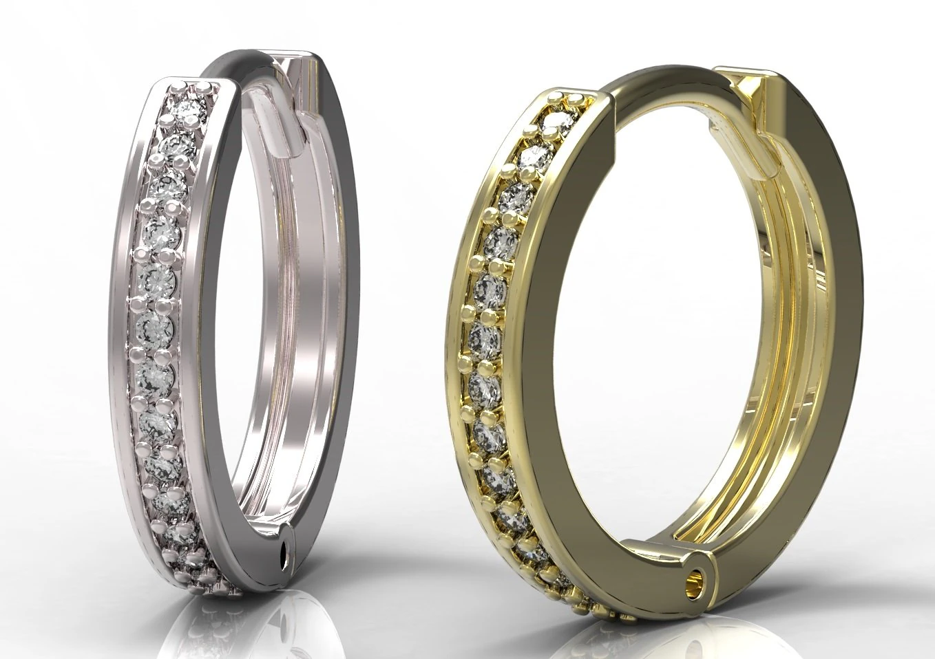 earrings 71 3D Print Model .c4d .max .obj .3ds .fbx .stl .blend 