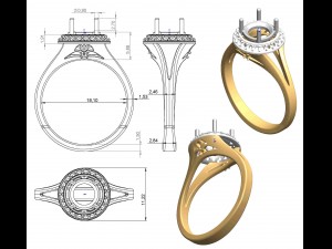 ring 72 3D-Druckmodell
