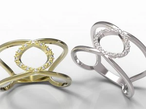 кольцо 73 3D Принт Модель