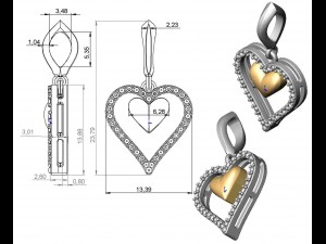 pendant 74 3D Print Model