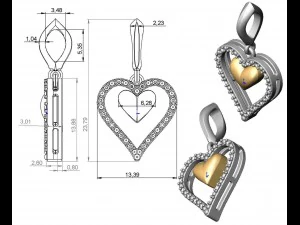 pendant 74 3D Print Model