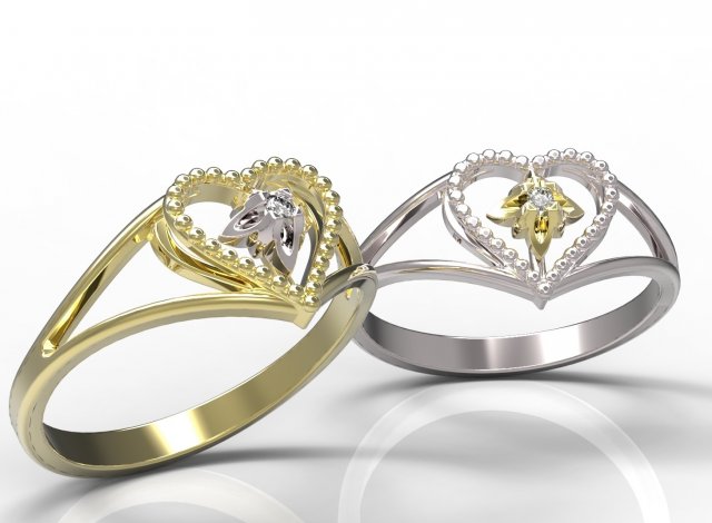 ring 76 3D Print Model .c4d .max .obj .3ds .fbx .stl .blend