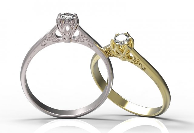 ring 61-2 3D 프린트 모델 .c4d .max .obj .3ds .fbx .stl .blend 