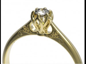 ring 61-2 3D 프린트 모델