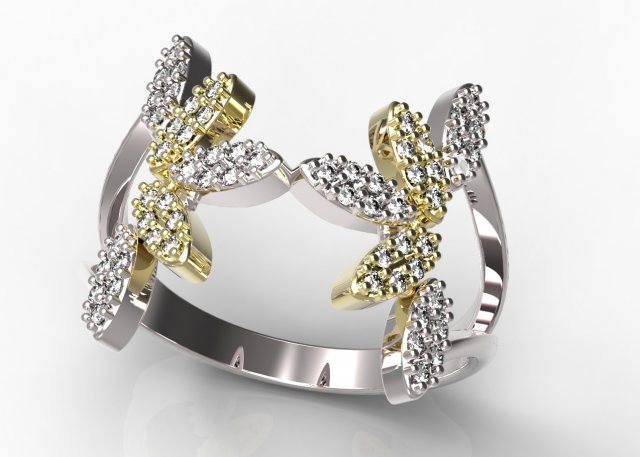 ring 77-1 3D Принт Модель .c4d .max .obj .3ds .fbx .stl .blend 