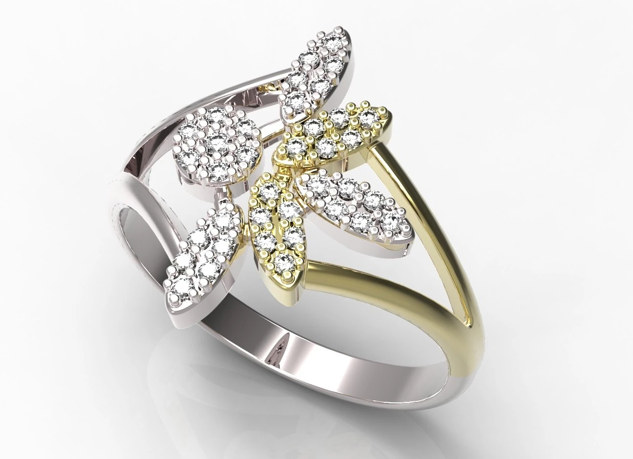 ring 77-2 3D Print Model .c4d .max .obj .3ds .fbx .stl .blend 