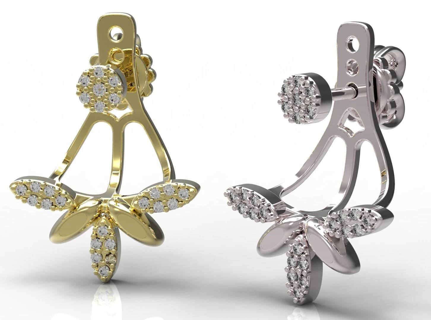 earrings 78 3D Print Model .c4d .max .obj .3ds .fbx .stl .blend 